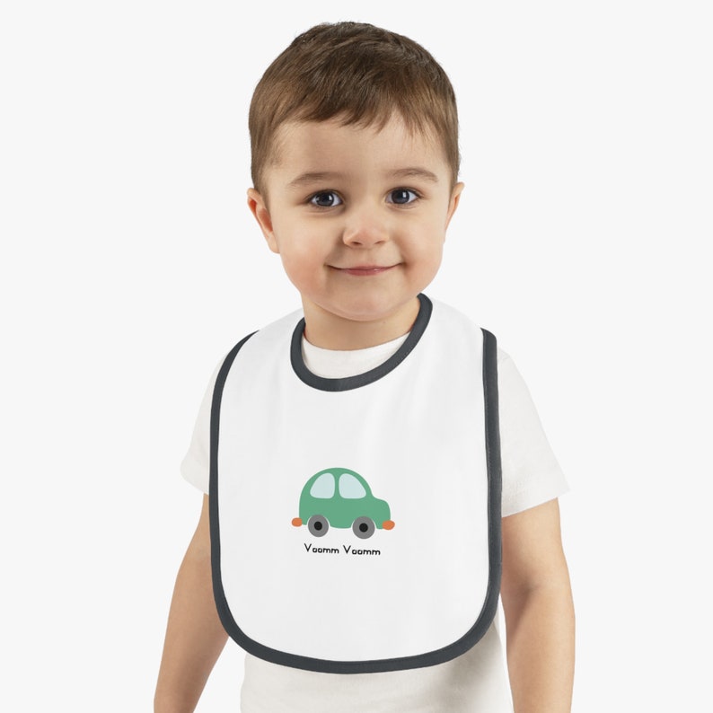 Baby Car Design Bib image 1