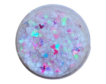 Glitter Gel Face and Body Makeup, Hair, Face, Party, Costume, Star,princess, Cheer, Homecoming, Holographic,Disney,Mouse, Silver, Sequin