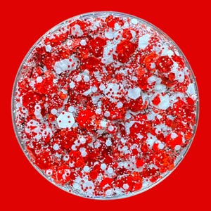 Glitter Gel Face and Body Makeup, Hair,Valentines, Costume, Sports, Softball, Cheer,Ole Miss,Bulldog, UGA, Red,Black, Sequin,White,Football