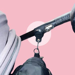 Cybex-compatible Stroller Clips + Airtag holder