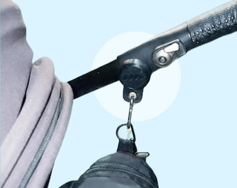 Thule-compatible Stroller Clips + Airtag holder