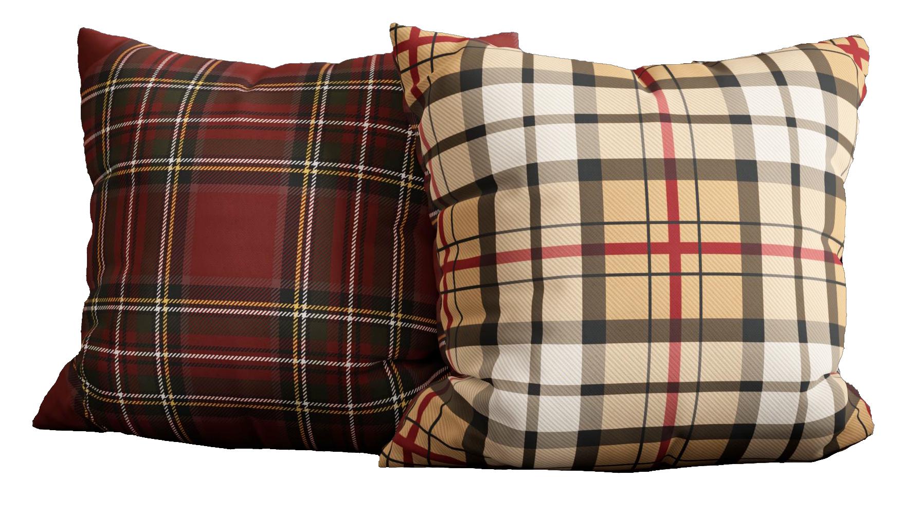 【関税&送料込】Burberry Printed Fabric Pillow Check Slip On Burberry Check Pattern Pillow Mules | Neutrals | FARFETCH