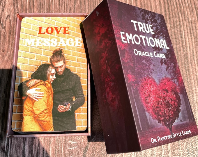 True Emotional Oracle Cards High Quality | Tarot Deck for Beginners | Full Oracle Tarot Card Deck With out Guidebook