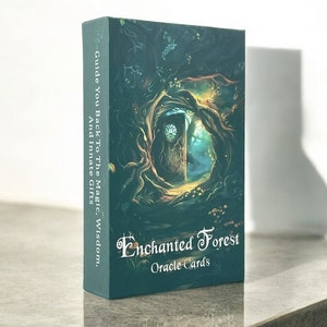 Enchanted Forest Tarot Deck Orakelkaarten | Tarotleeskaart voor beginners | Volledig Oracle-tarotkaartenspel