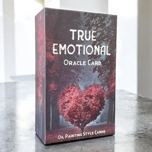 Cartas del Oráculo Emocionales Verdaderas de Alta Calidad / Baraja de Tarot para Principiantes / Baraja Completa de Cartas del Tarot del Oráculo Sin Guía