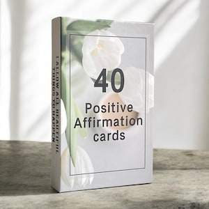 Positieve bevestiging tarotdeck orakelkaarten | Tarotleeskaart voor beginners | Volledig Oracle-kaartenspel zonder gids