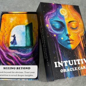 Intuïtieve orakelkaarten met orakelkaarten | Tarotkaarten voor beginners | Volledig Oracle-kaartenspel zonder gids