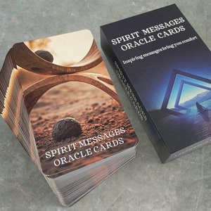 Spirit Message Tarot Karten Karten | Tarot-Lesekarten für Anfänger | Volles Orakel Tarot Karten Deck ohne Anleitung