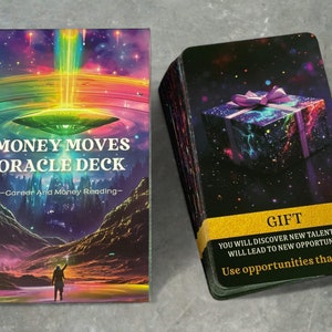 Geld bewegt Tarot Orakel Karten | Tarot-Lesekarten für Anfänger | Volles Orakel Tarot Karten Deck ohne Anleitung