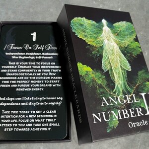 New Angle Zahl Tarot Karten Deck Orakel | Tarot-Lesekarten für Anfänger | Volles Orakel Tarot Karten Deck ohne Anleitung