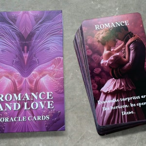 Romantiek en liefde Tarotdeck orakelkaarten | Tarotleeskaart voor beginners | Volledig Oracle-tarotkaartenspel