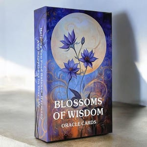 Blüten der Weisheit Tarot Orakel Karten | Tarot-Lesekarten für Anfänger | Volles Orakel Tarot Karten Deck ohne Anleitung