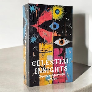 Celestial Insights Tarot Deck Oracle Cards | Tarot Deck for Beginners | Full Oracle Cards Deck With out Guidebook
