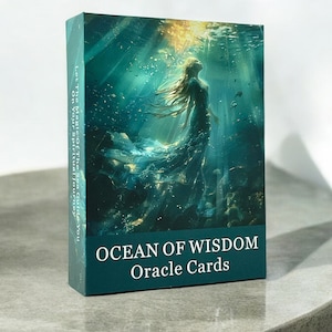 Ocean of Wisdom Tarot Deck Oracle Cards | Tarot Reading Deck for Beginners | Full Oracle Tarot Cards Deck