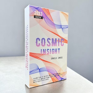 Cosmic Insights Tarotspel orakelkaarten | Tarotleeskaart voor beginners | Volledig Oracle-tarotkaartenspel zonder gids