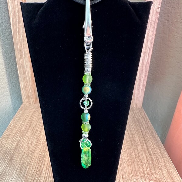 Stones&Crystals Clip | Debit card clip  | Credit card clip | long nail grabber | bracelet helper | hair clip | rear view mirror accessories
