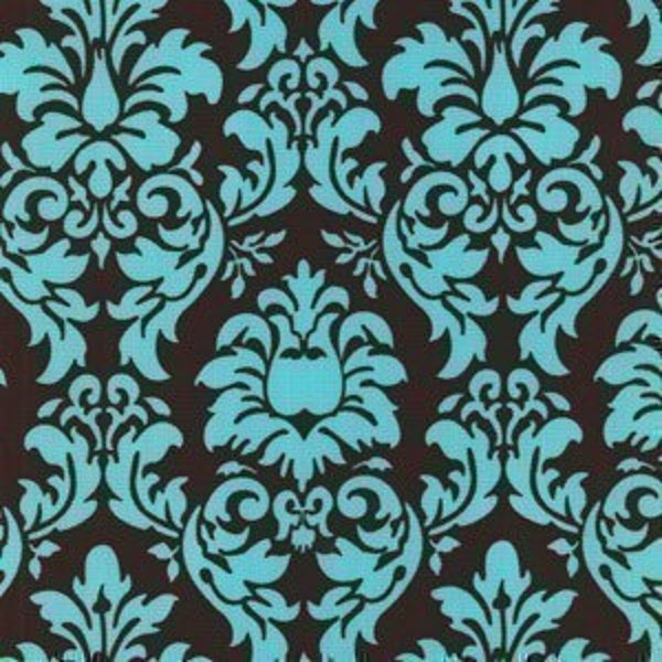 Michael Miller Dandy Damask Spa Fabric - By the Yard