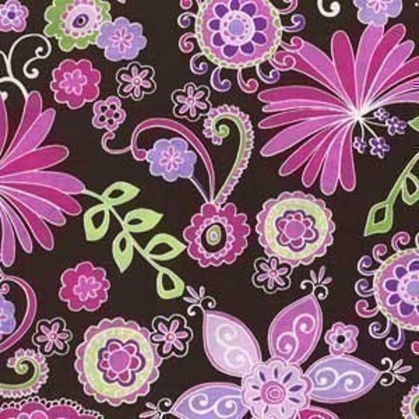 Michael Miller Boho Blossom Orchid Fabric - By the Yard