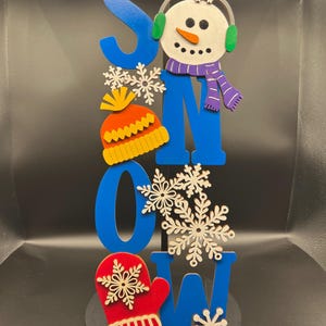 SNOW! Door Sign - Etsy