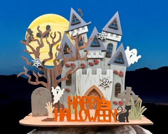 Glad Halloween-hus