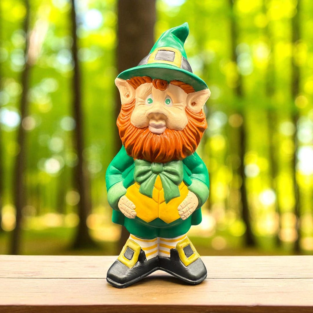 Ceramic Lucky Leprechaun - Etsy