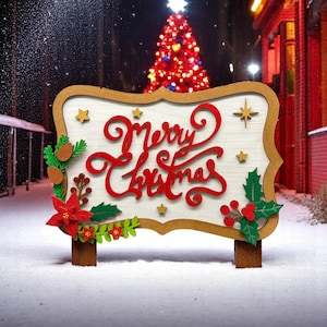 Merry Christmas Sign