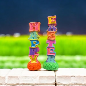 Ceramic Happy Easter (Wild style)