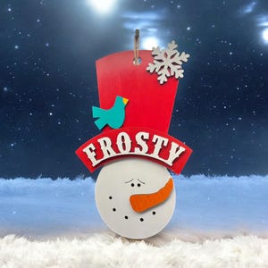 Frosty the Snowman Red hat