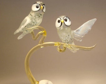 5.5/" Magic Wand Snowy Owl on Book Stack Statue Magick Bird Bronze Color