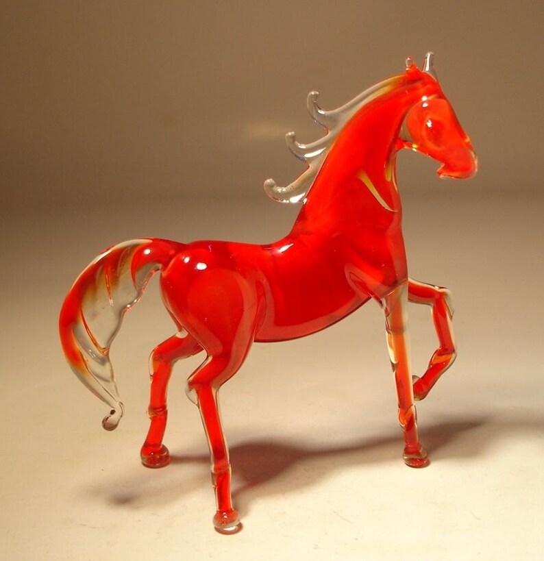 blown glass horse