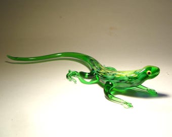 大型陶器製 緑色のトカゲの置物 Cera D'Art France 26 cm - Etsy 日本