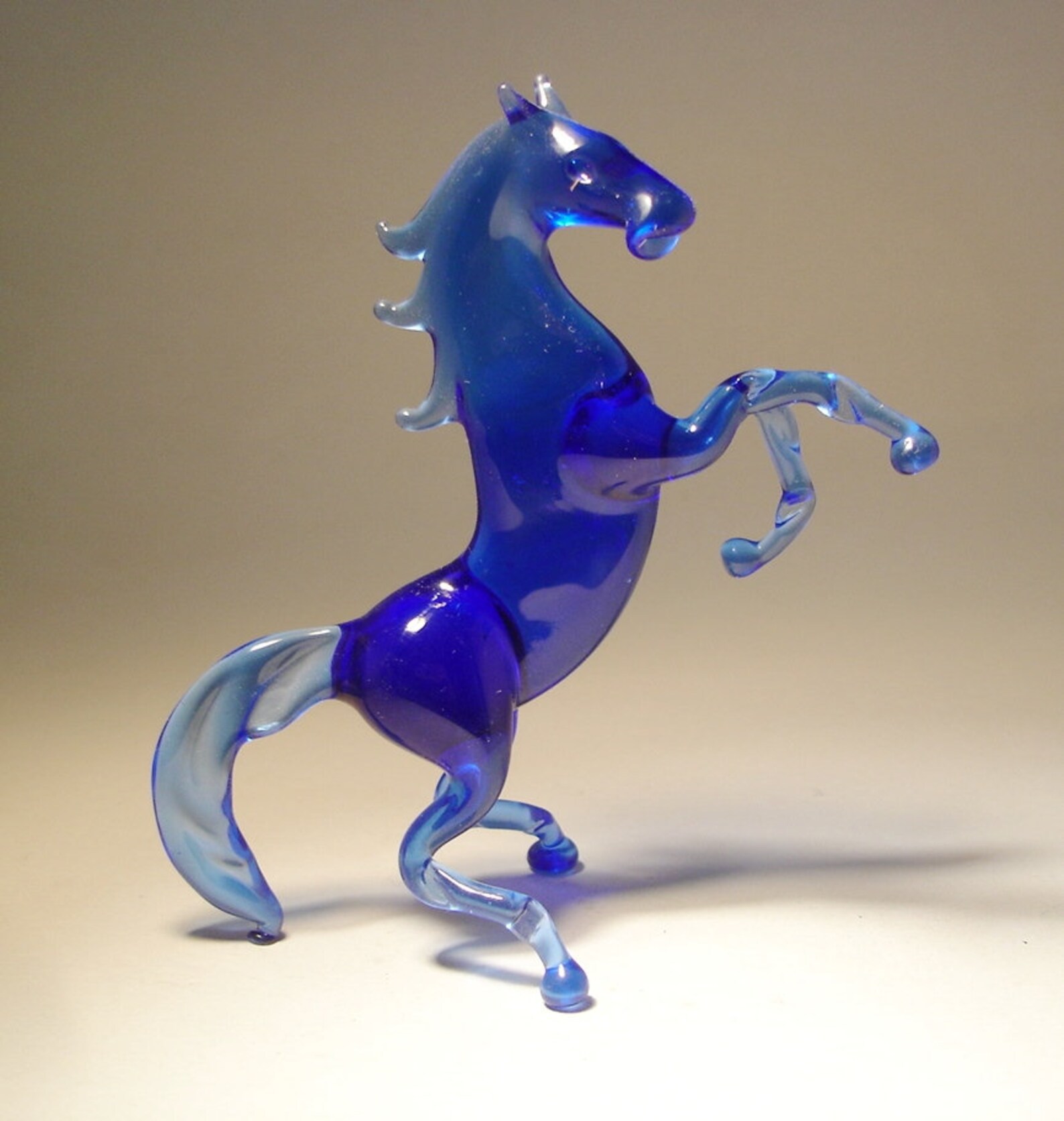 blown glass horse