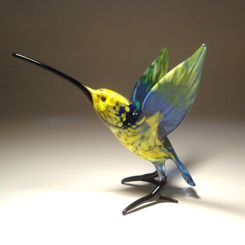 ガラスの鳥の置物 - Etsy 日本