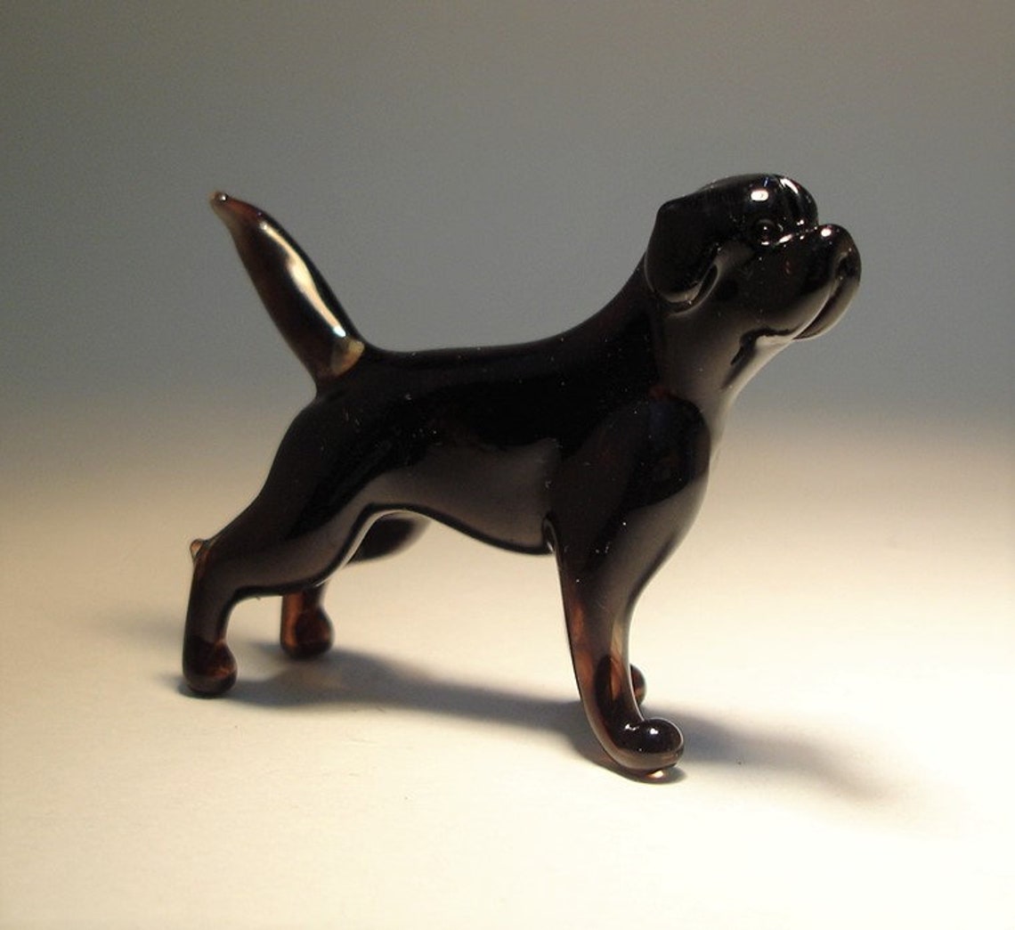 Handmade Blown Glass Dog Black Lab Labrador Retriever Figurine - Etsy