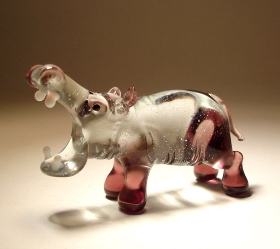 Blown Glass Art Animal Brown Happy TURTLE Tortoise Figurine