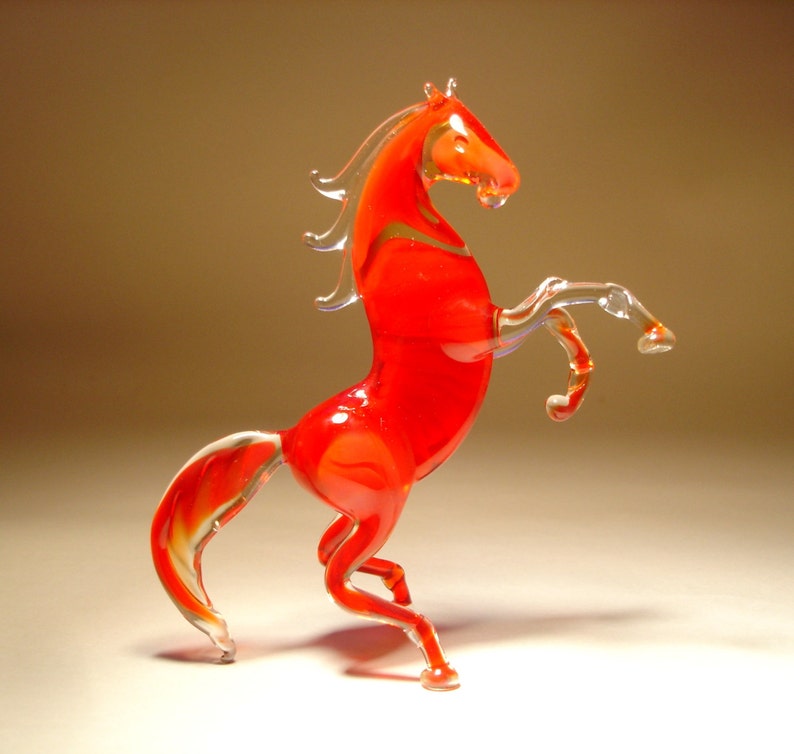 blown glass horse