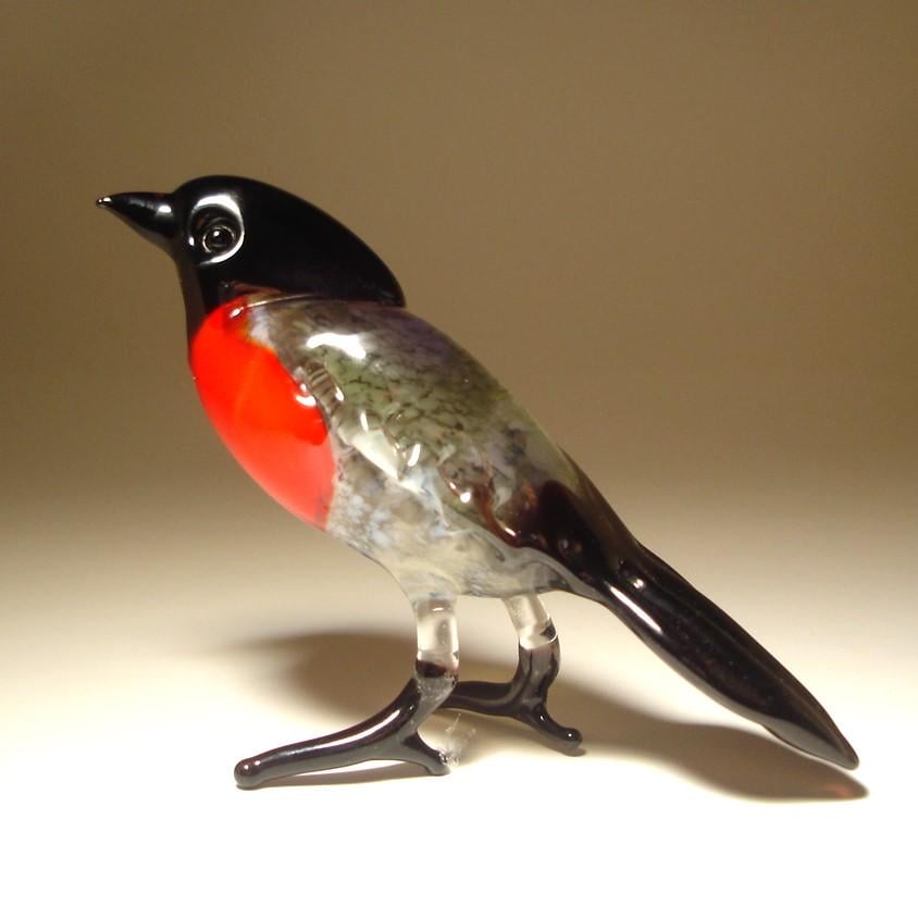 ガラスの鳥の置物 - Etsy 日本