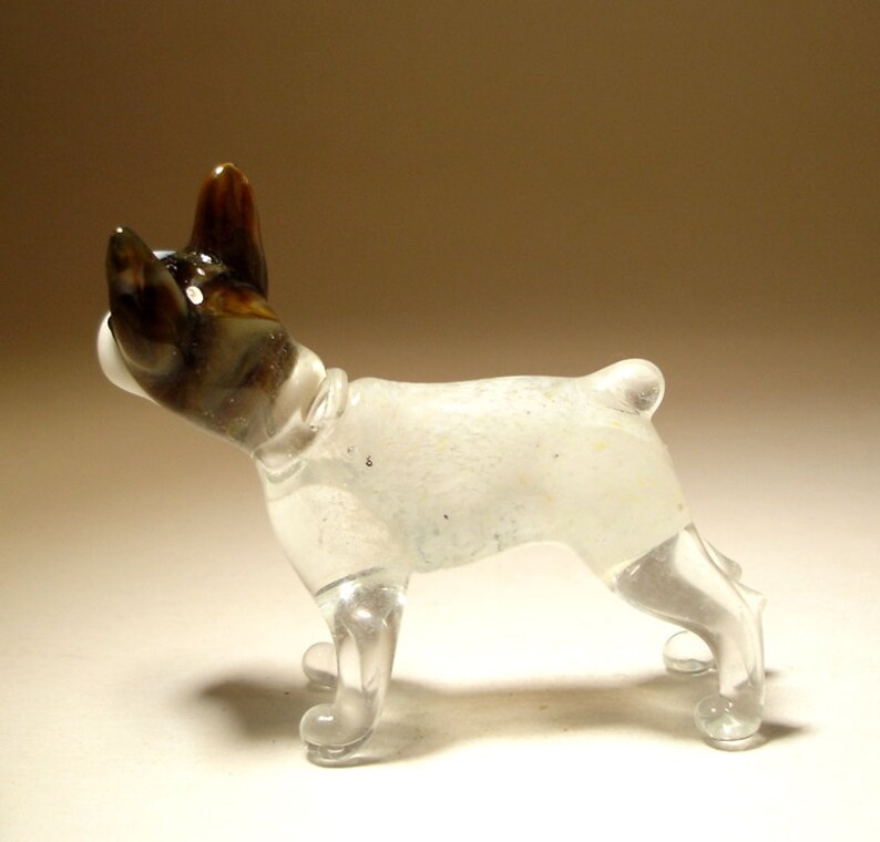 Handmade Blown Glass Dog FRENCH BULLDOG Figurine Etsy