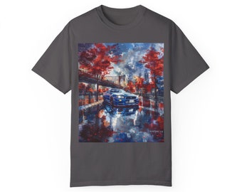 Perfect T-SHIRT Gift for a car enthusiast! R-34 Skyline GT-R With a funny car-guys quote at the back!