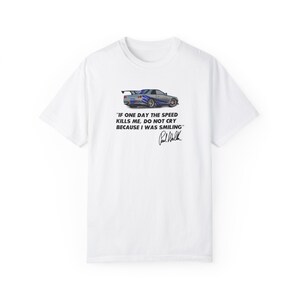 Perfect T-SHIRT Gift for a car enthusiast R-34 Skyline GT-R With a funny car-guys quote at the back zdjęcie 6