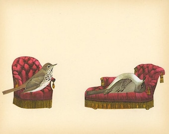 Phoebe had quite the flair for dramatics. Limited edition print by Vivienne Strauss.