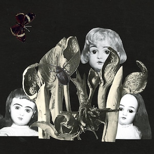 Whatever happened to Baby Jane?  Original collage by Vivienne Strauss.