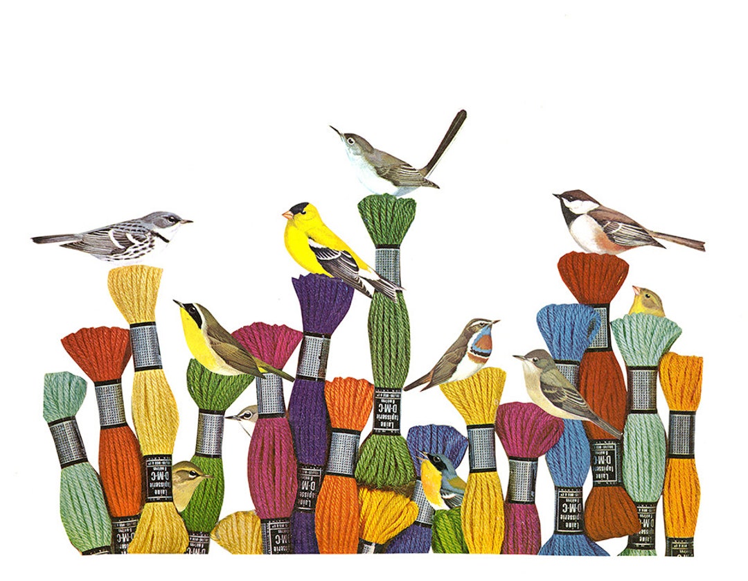 Yarn Garden. Limited Edition Print by Vivienne Strauss. Etsy