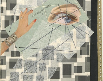 Eye of the Beholder.  Original collage.