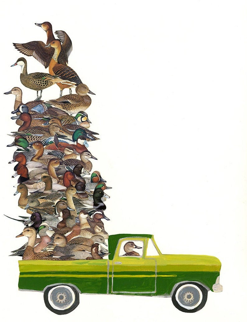 Duck Truck. Limited edition print by Vivienne Strauss. image 1