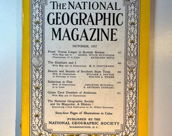 National Geographic Magazine Oktober 1957