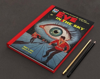 Eye in the Sky Book Cover Artwork Hardcover Lined Journal Notebook
