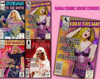 Lady Gaga: Vintage Comic Cover