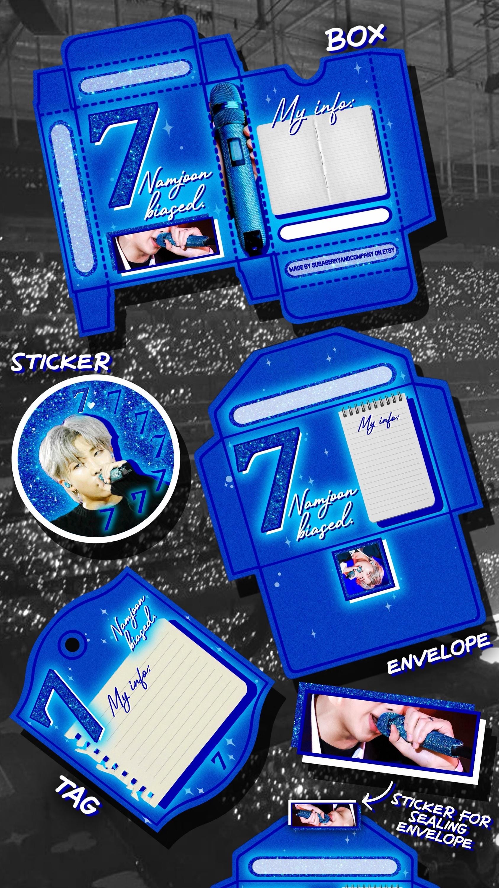 BTS Freebie Holders - Microphone Themed - Etsy