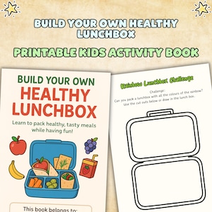 Healthy Eating Activity Pack for Kids | Food Groups, Balanced Meals (Printable PDF)